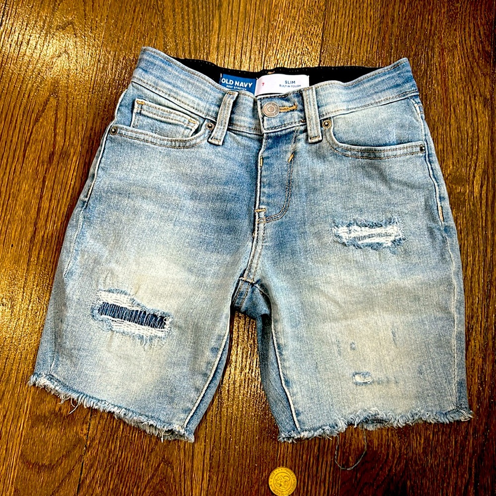Old Navy slim stretch jeans shorts never worn